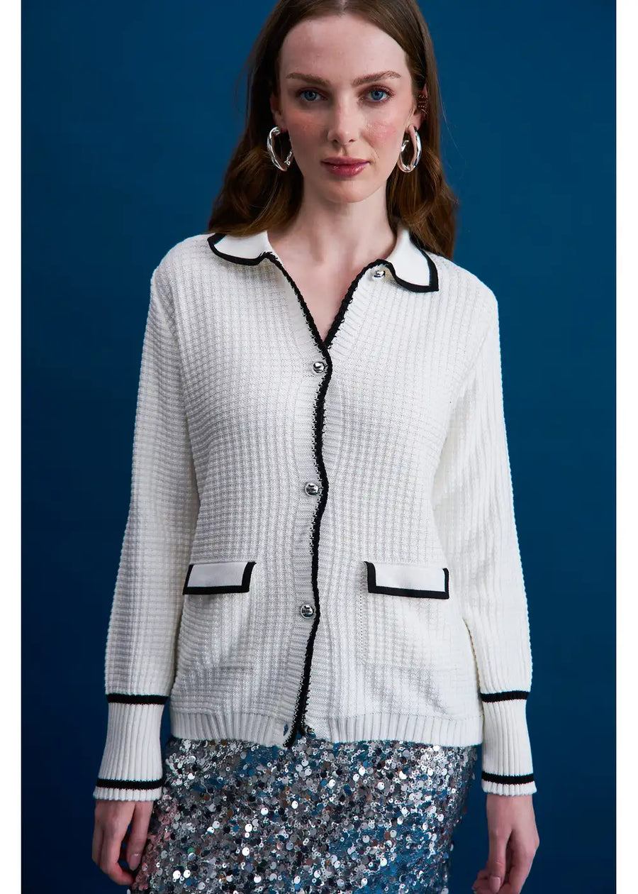 CARDIGAN AMINTI BLANCO
