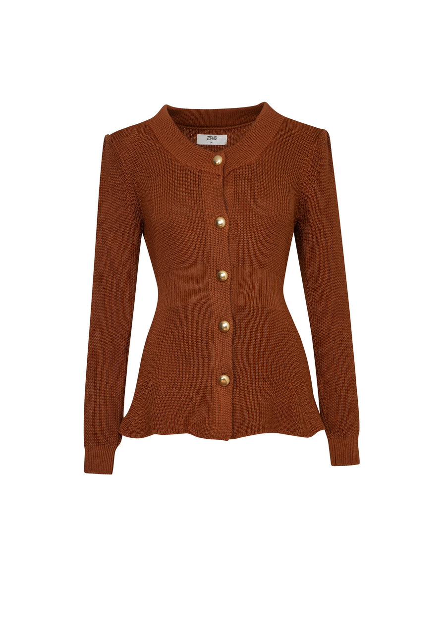 CARDIGAN FIORELLA LADRILLO