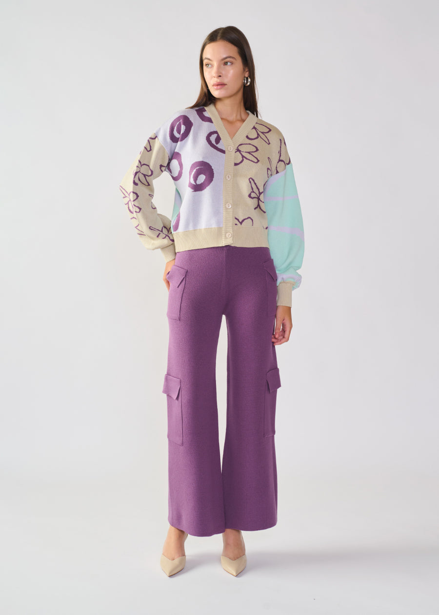 CARGO PANTS GRAPE