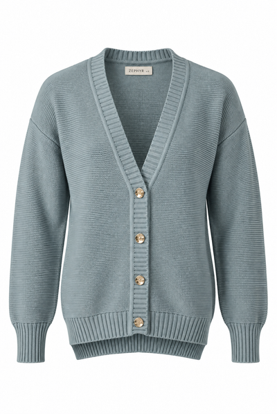 Cardigan Selah tejido en color tourmaline para mujer - Zephir