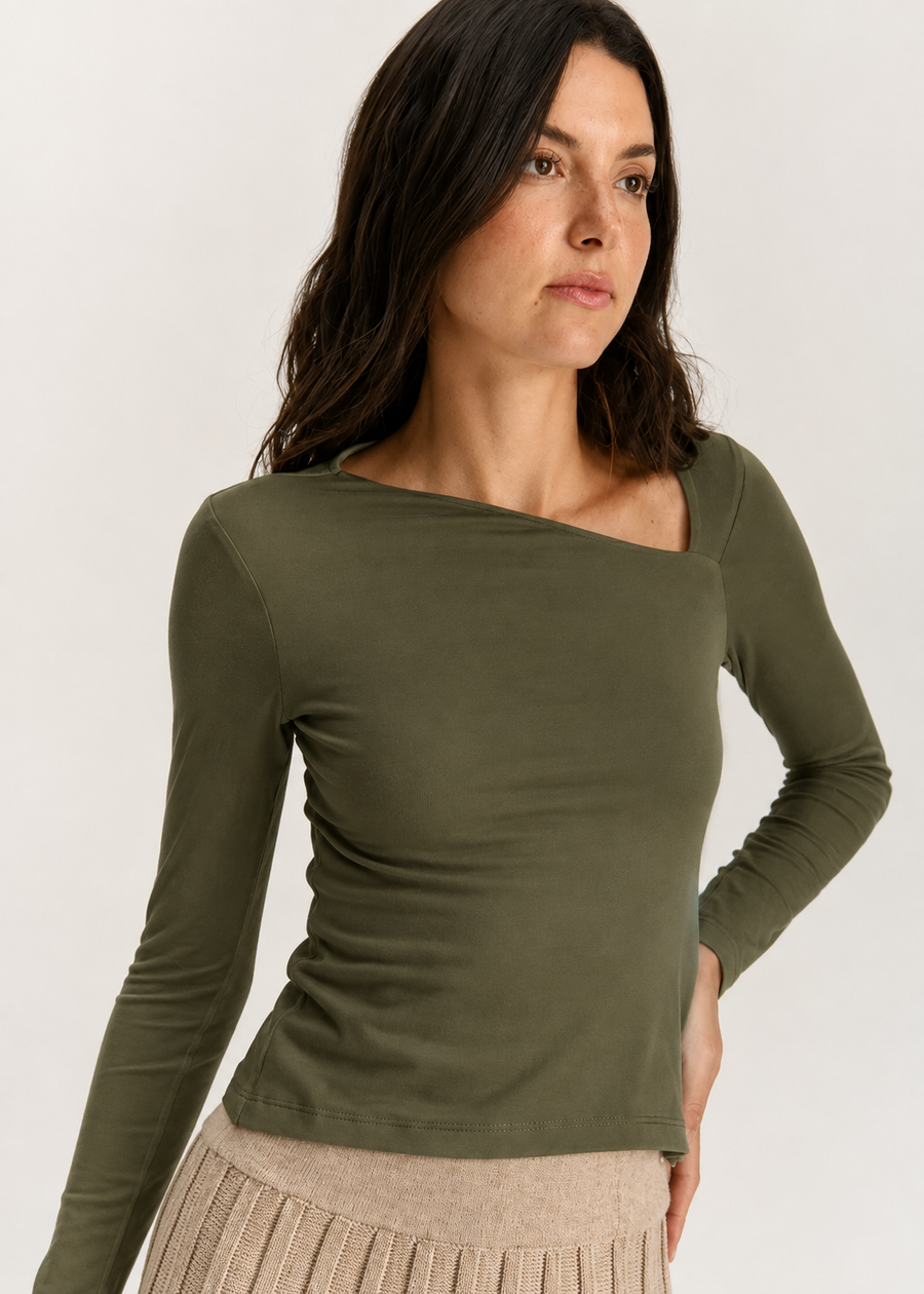 TOP ALTINA VERDE MILITAR