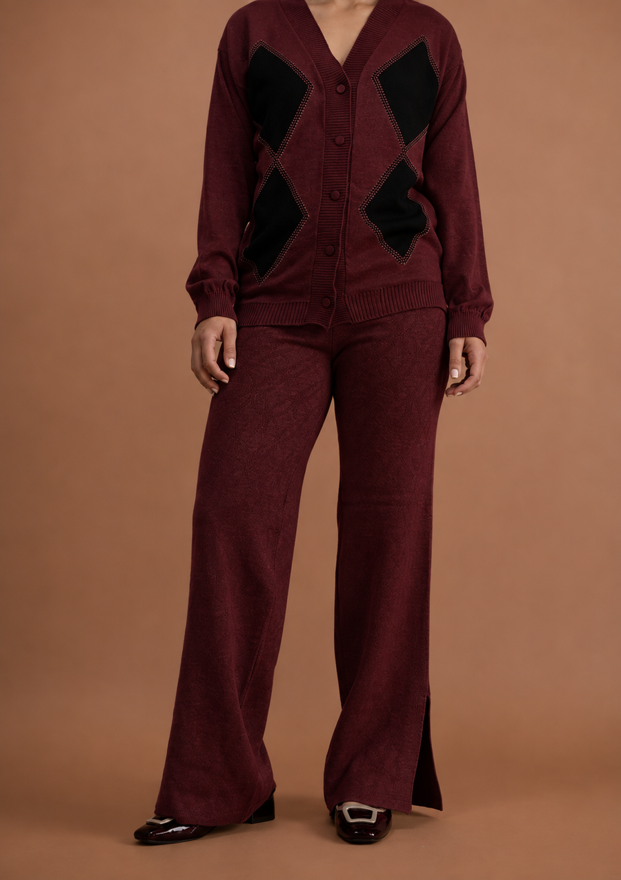 PANTALON MEIRA VINO