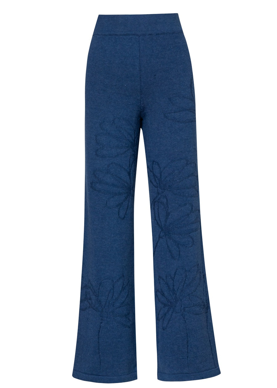 PANTALON GARDENIA LINK AZUL PETROLEO
