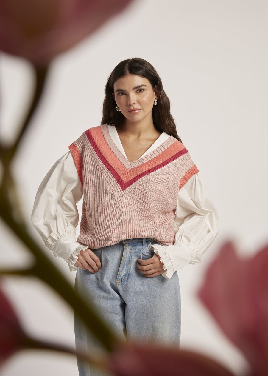 VEST AMORELA PINK BLUSH