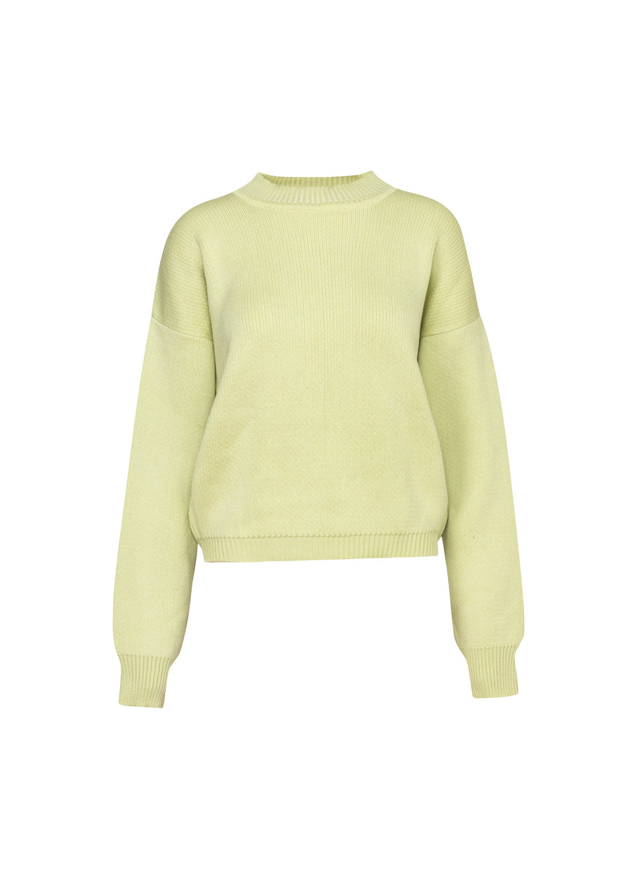 SWEATER BASIC VERDE LIMA