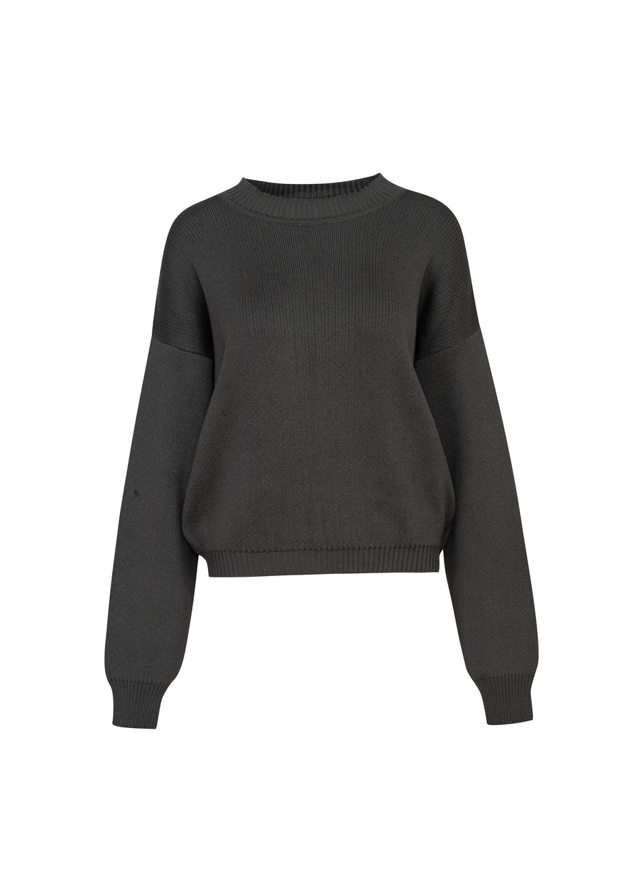 SWEATER BASIC VERDE MILITAR