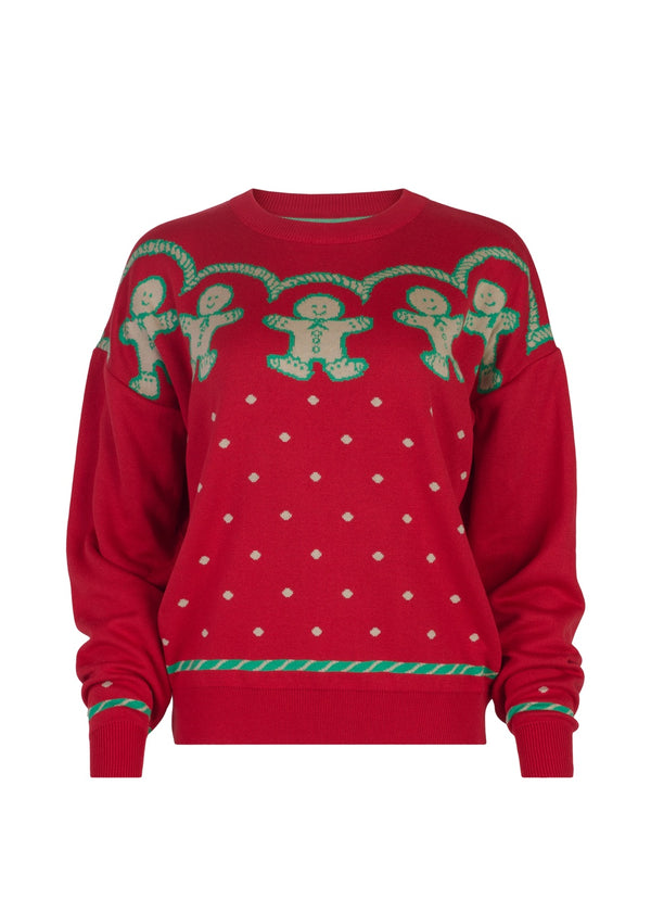 SWEATER UGLY GINGER en ESCARLATA - Vista frontal | ZEPHIR