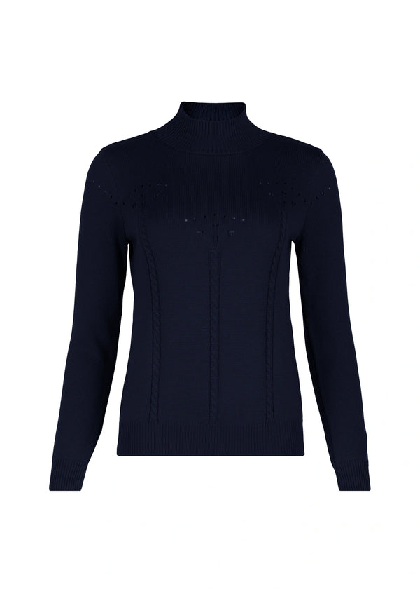BUZO ANGELIQUE en AZUL OSCURO - Vista frontal | ZEPHIR