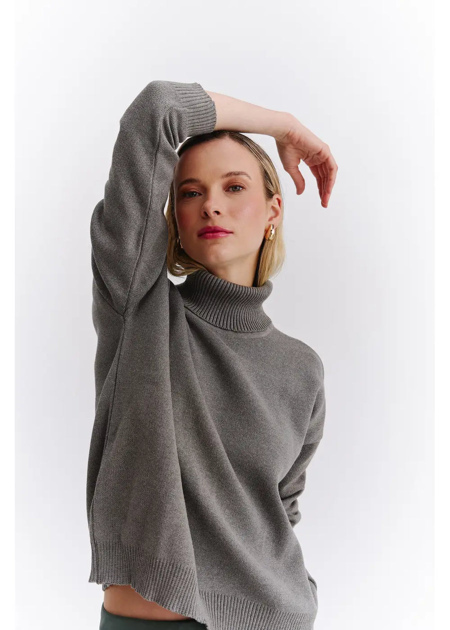 BUZO COOL GRIS TIERRA