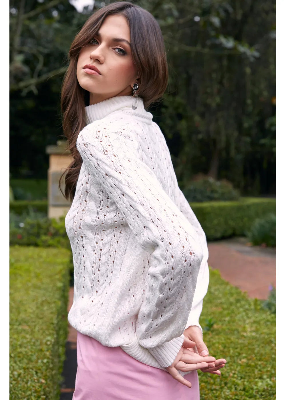 BUZO DAKOTA en BLANCO - Vista lateral | ZEPHIR