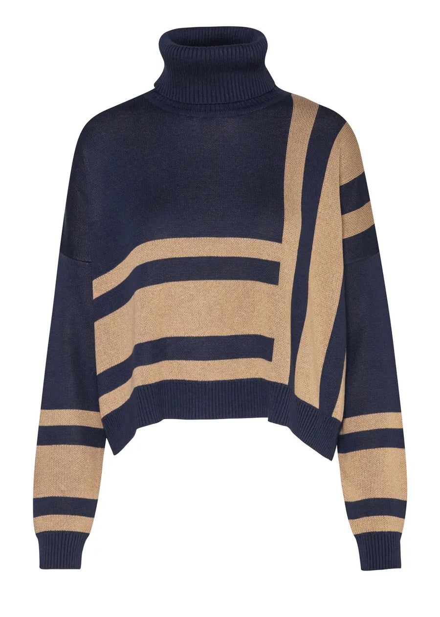 BUZO STRIPE AZUL OSCURO