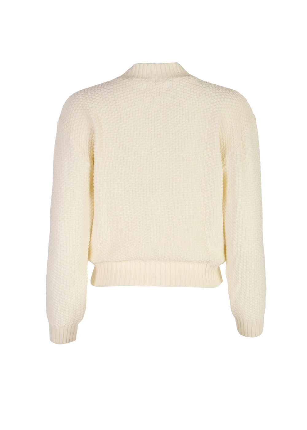 CARDIGAN AMBAR en BLANCO - Vista de espalda | ZEPHIR