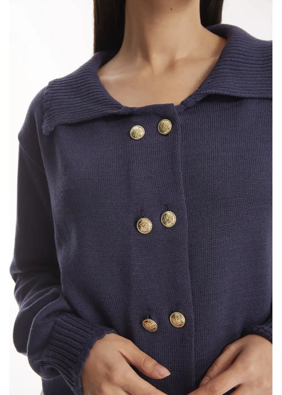 CARDIGAN BAHARI AZUL OSCURO