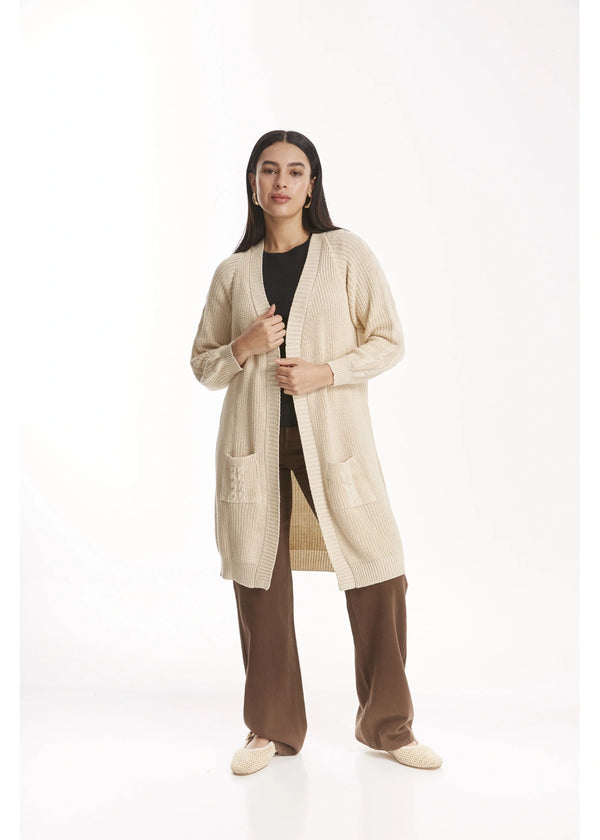 CARDIGAN BARU en SHELL - Vista frontal | ZEPHIR