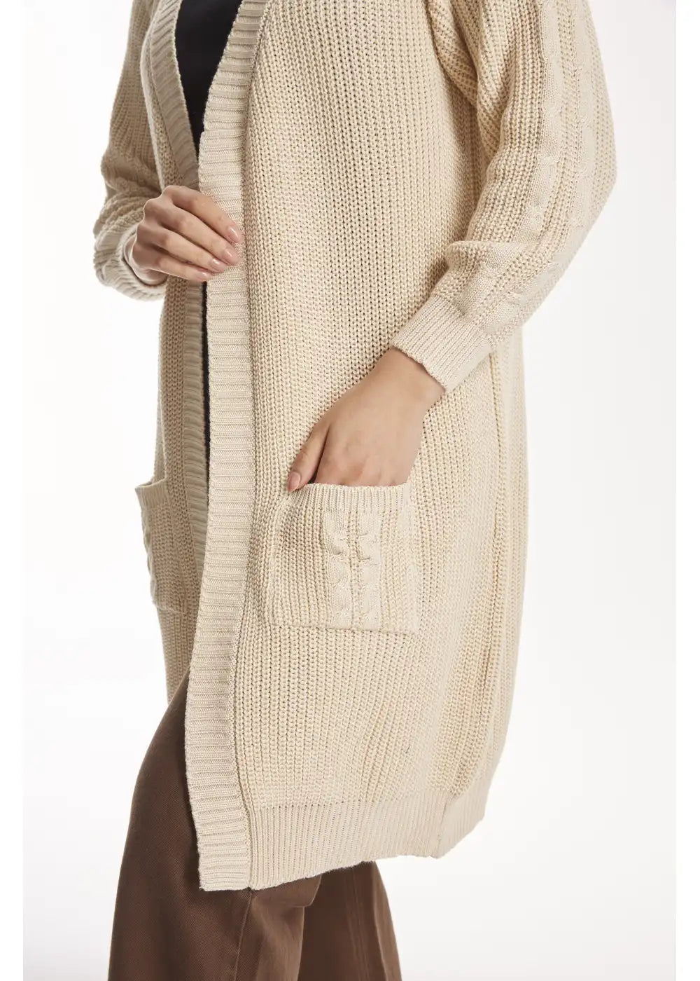 CARDIGAN BARU en SHELL - Vista de espalda | ZEPHIR
