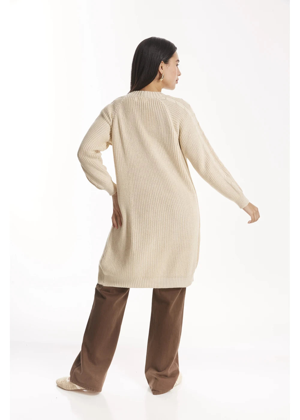 CARDIGAN BARU en SHELL - Vista lateral | ZEPHIR