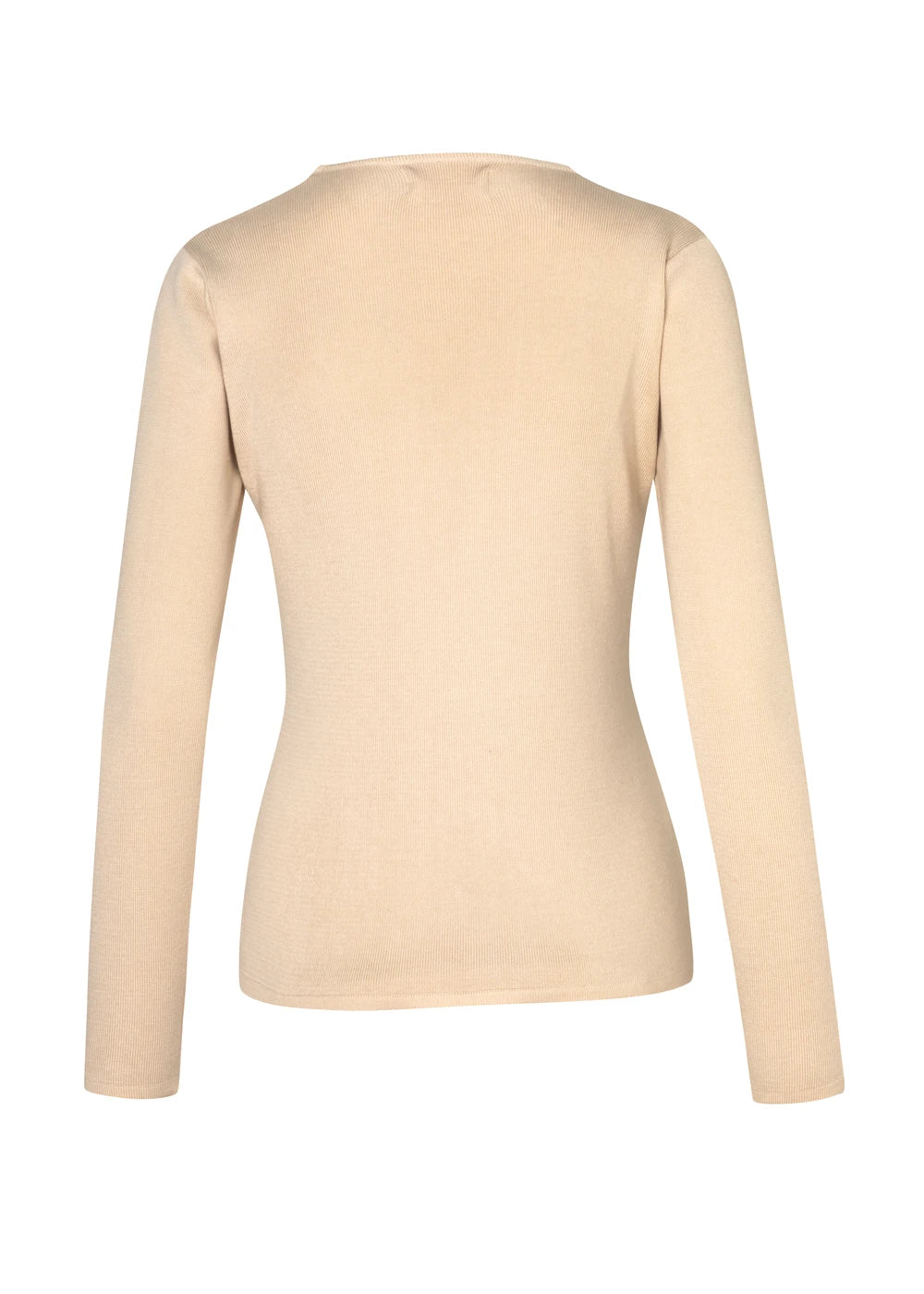 CARDIGAN BASICO en HABANO - Vista de espalda | ZEPHIR