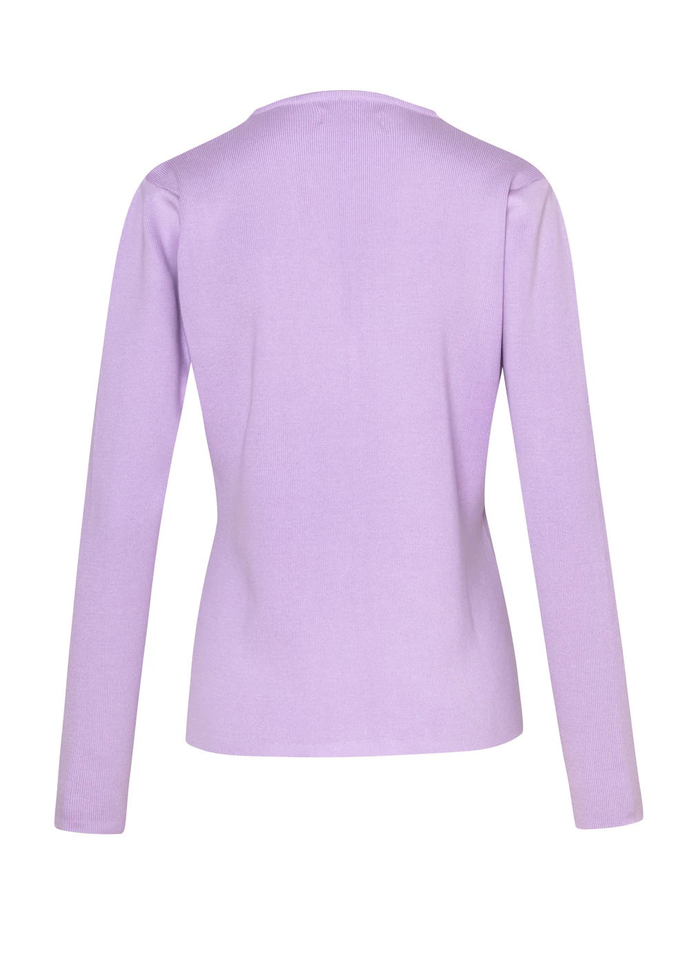 CARDIGAN  BASICO en LAVANDA - Vista de espalda | ZEPHIR