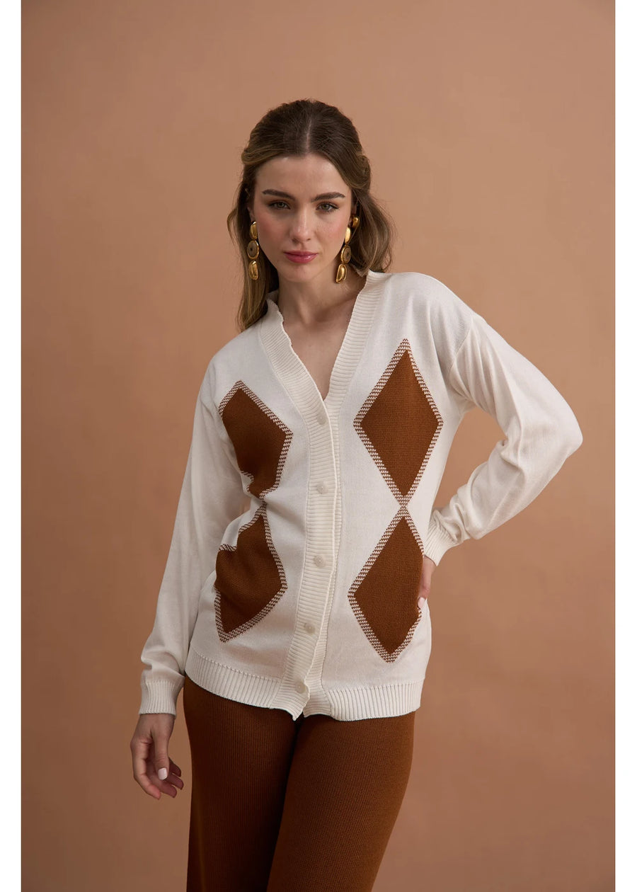 CARDIGAN BELLAH BLANCO