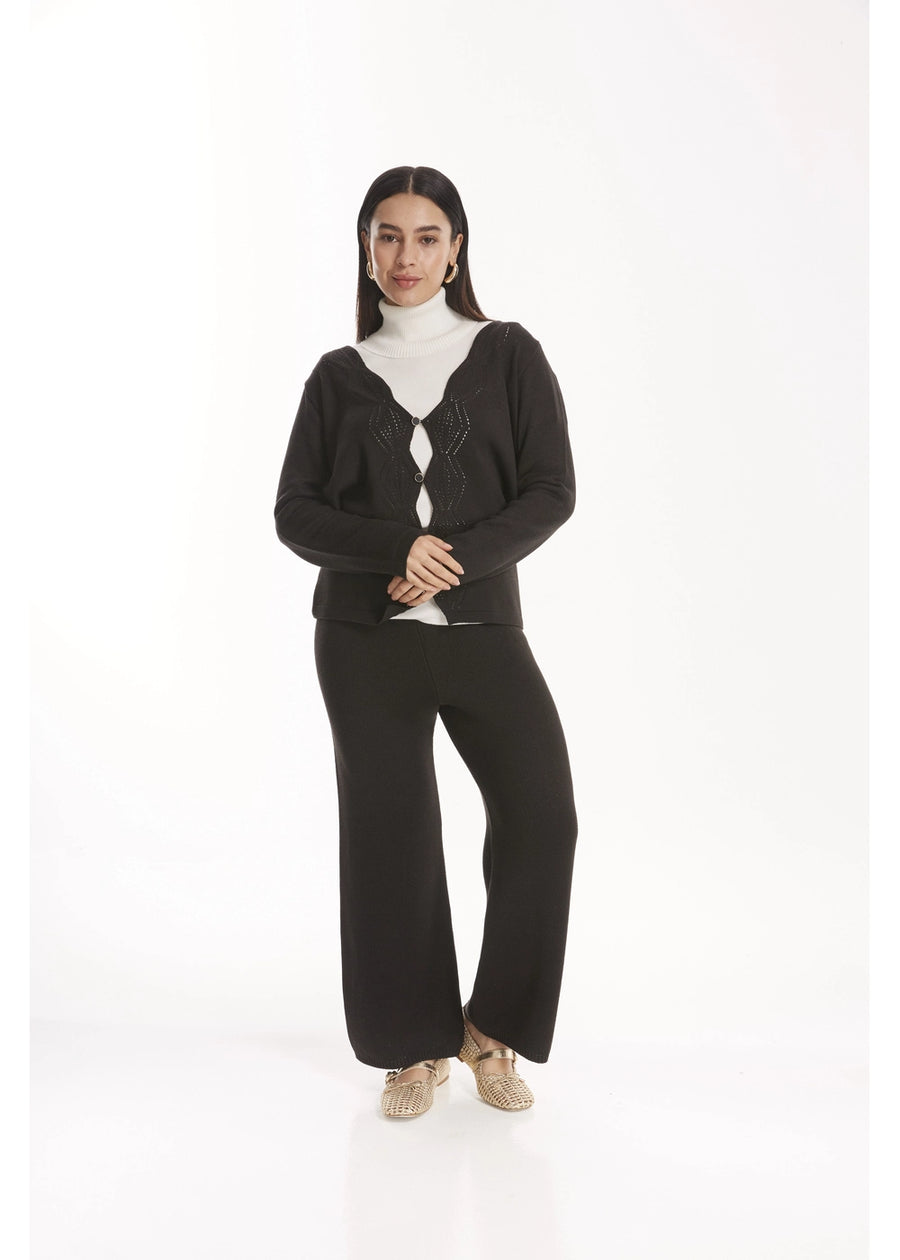 CARDIGAN BOREAL NEGRO