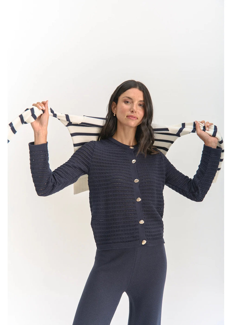 CARDIGAN CANDICE AZUL OSCURO