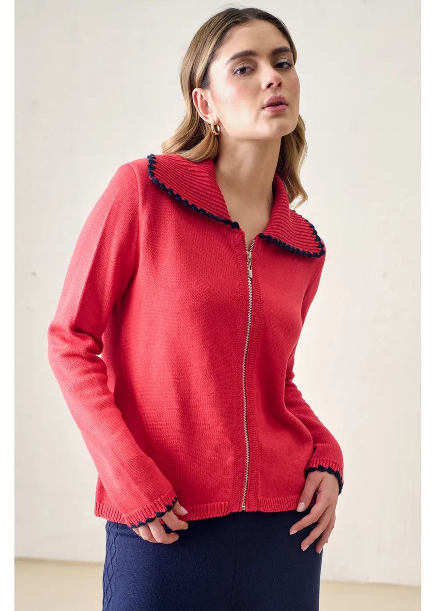 CARDIGAN CELINE ESCARLATA
