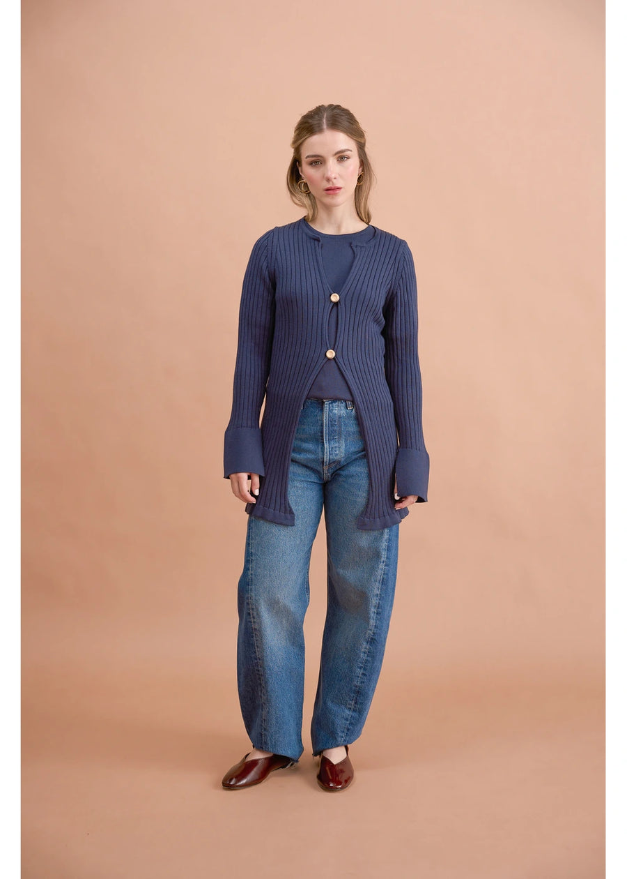 CARDIGAN DALI AZUL OSCURO