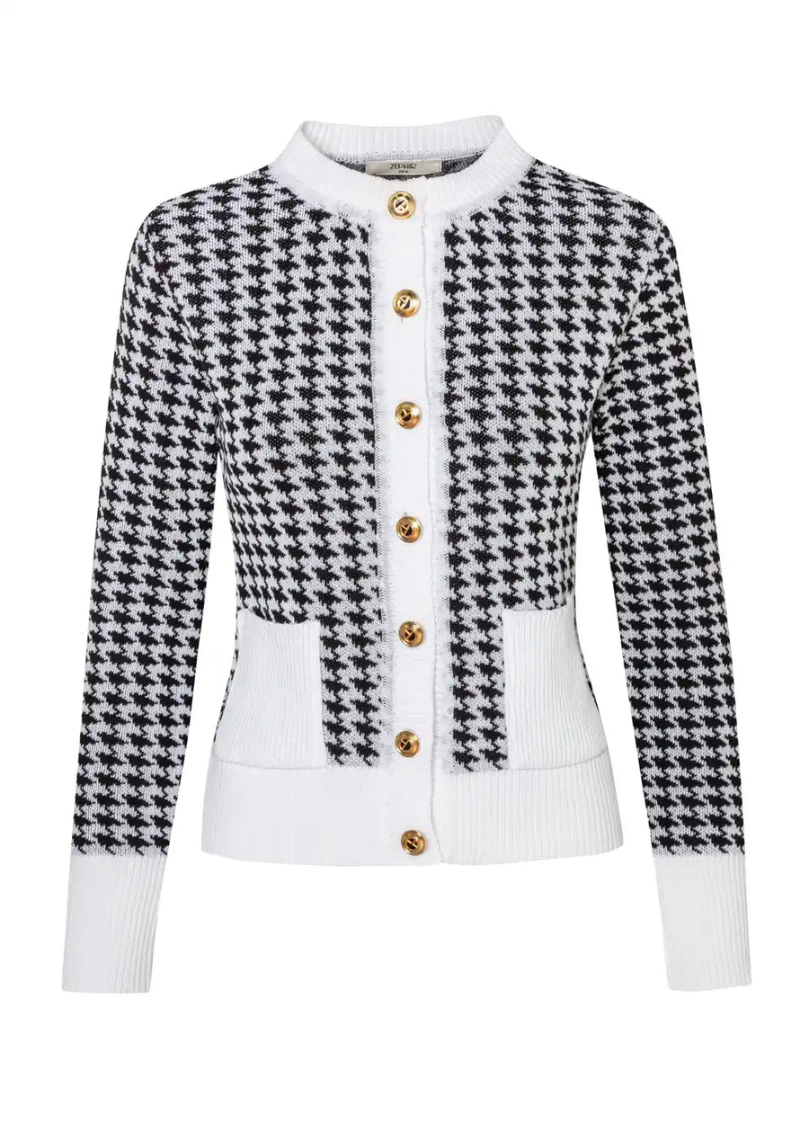 CARDIGAN GALES BLANCO