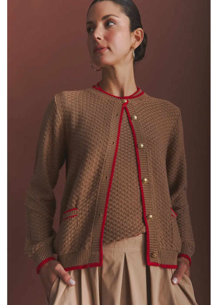 CARDIGAN GRETA MOCCA