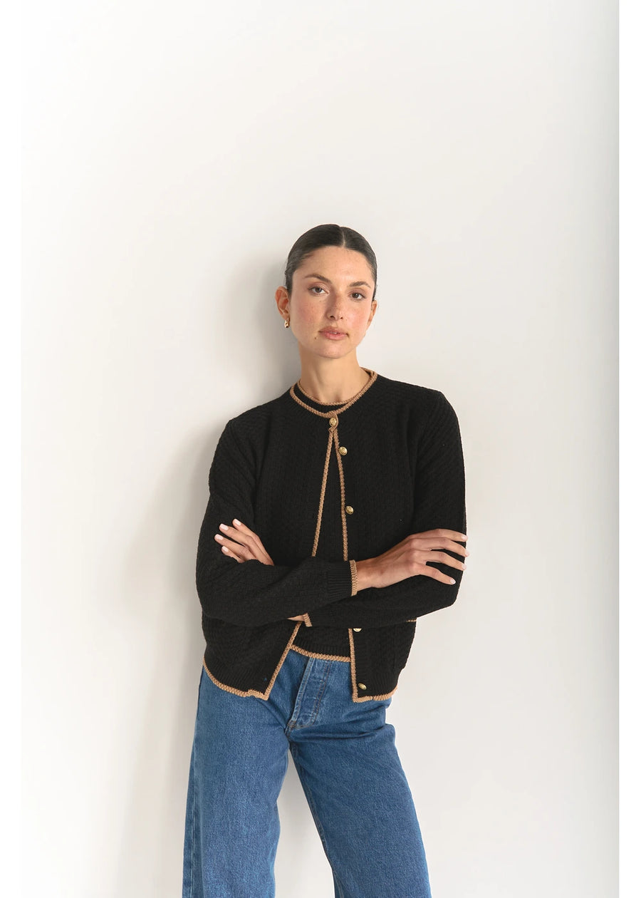 CARDIGAN GRETA NEGRO