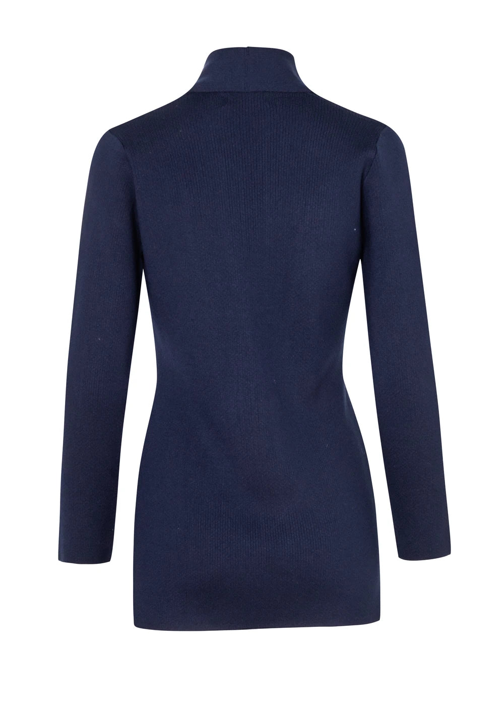 CARDIGAN IMPACTO en AZUL OSCURO - Vista de espalda | ZEPHIR