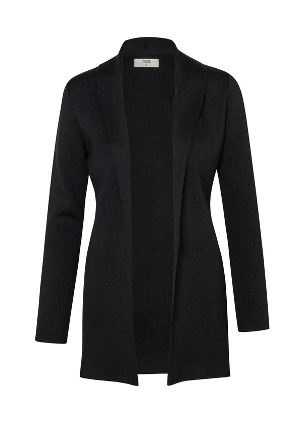 CARDIGAN IMPACTO en NEGRO - Vista frontal | ZEPHIR