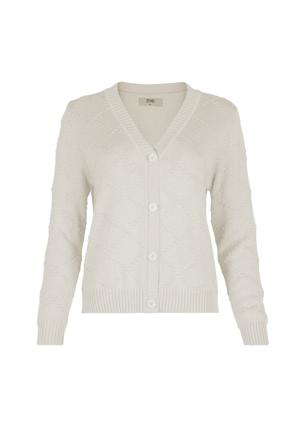 CARDIGAN IVY en BLANCO - Vista frontal | ZEPHIR