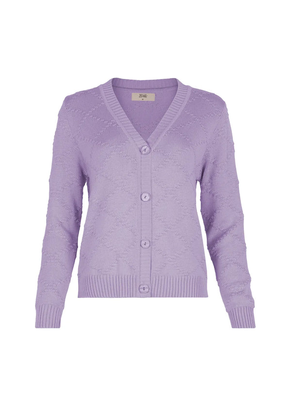 CARDIGAN IVY en LAVANDA - Vista frontal | ZEPHIR
