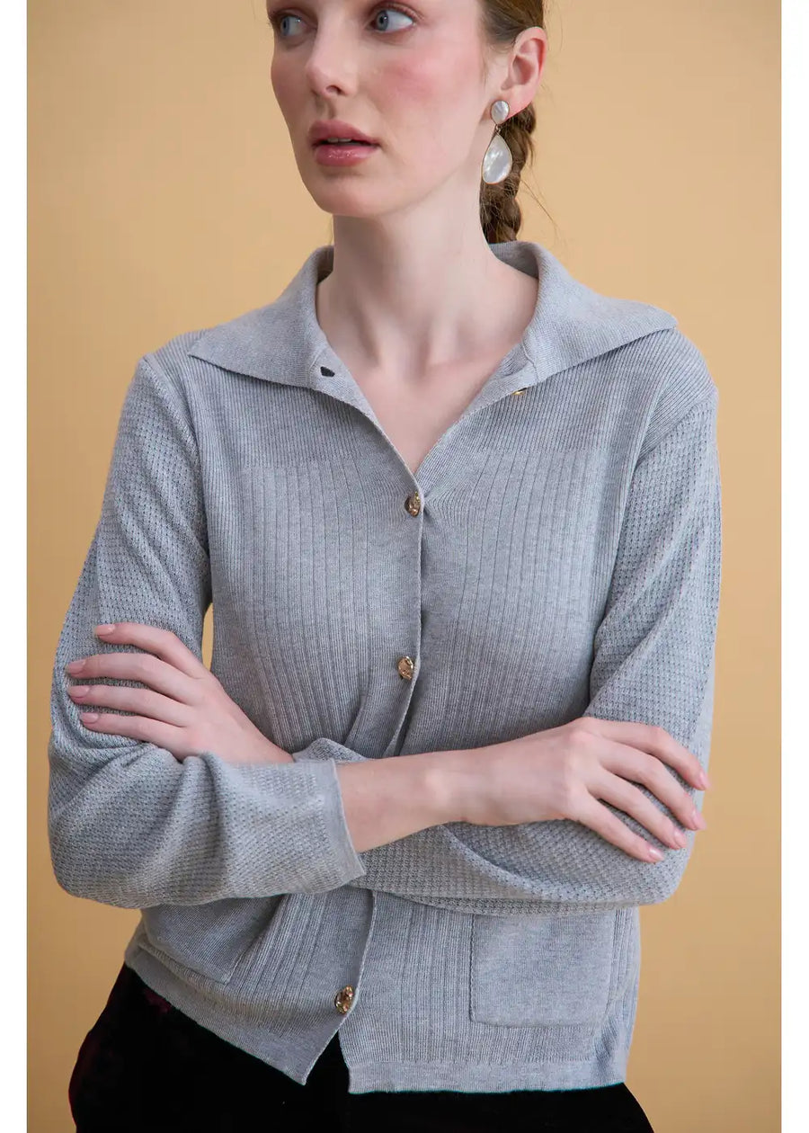 CARDIGAN KIARA GRIS