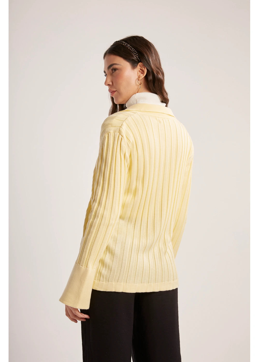 CARDIGAN LILIA en BANANA - Look de estilo 4 | ZEPHIR