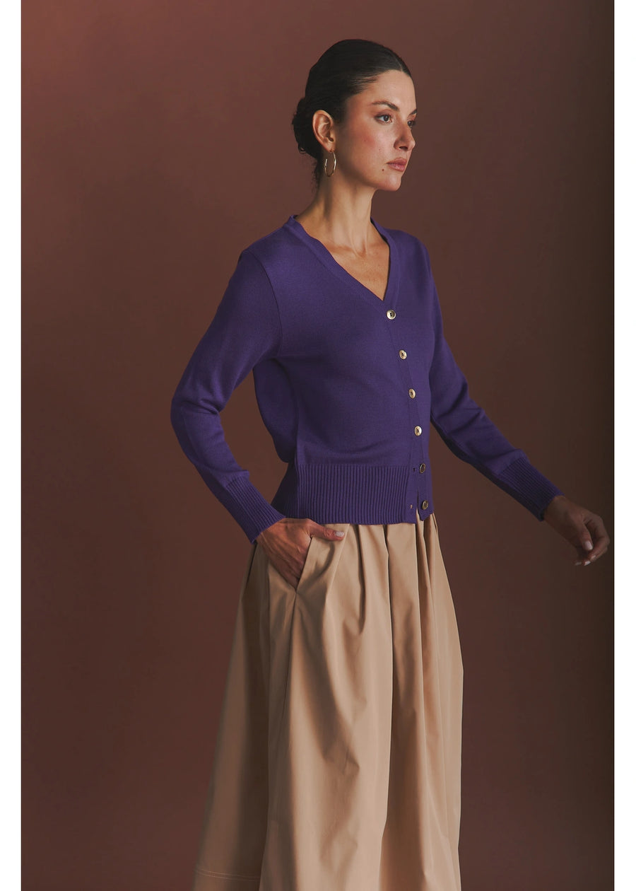 CARDIGAN LOTTIE VIOLETA
