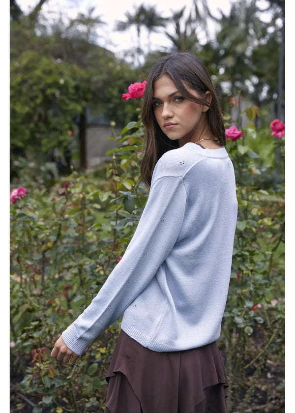 CARDIGAN LOTUS en BRISA - Vista frontal | ZEPHIR