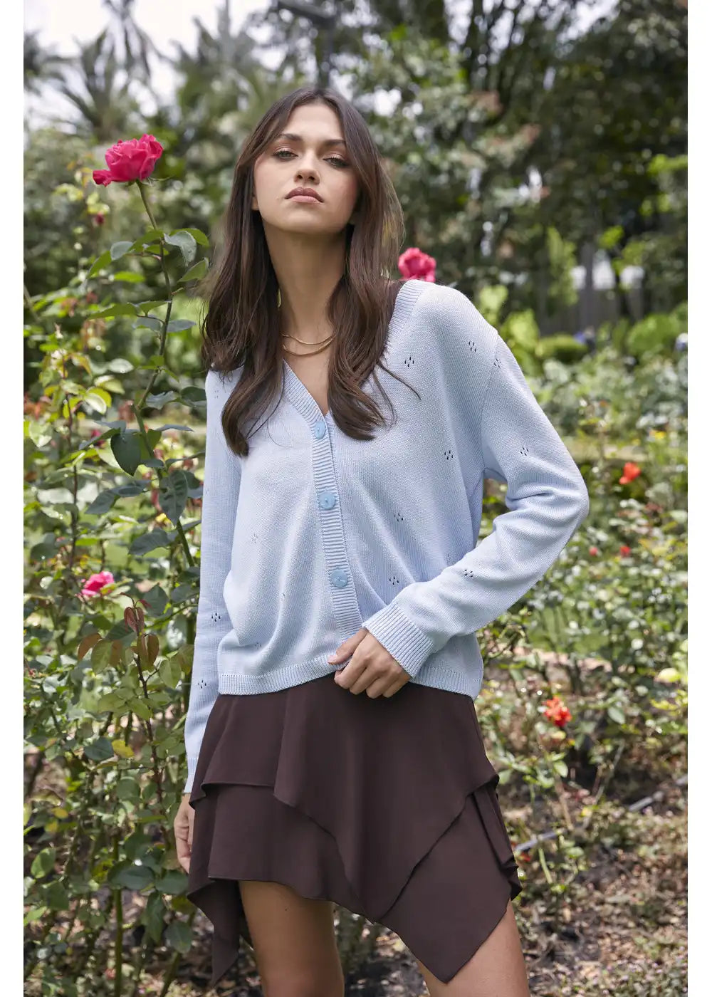 CARDIGAN LOTUS en BRISA - Vista de espalda | ZEPHIR