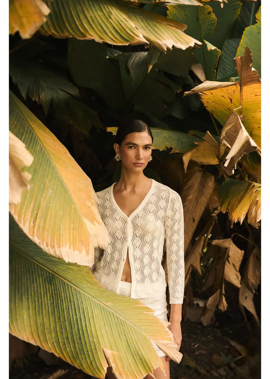 CARDIGAN MADISON BLANCO