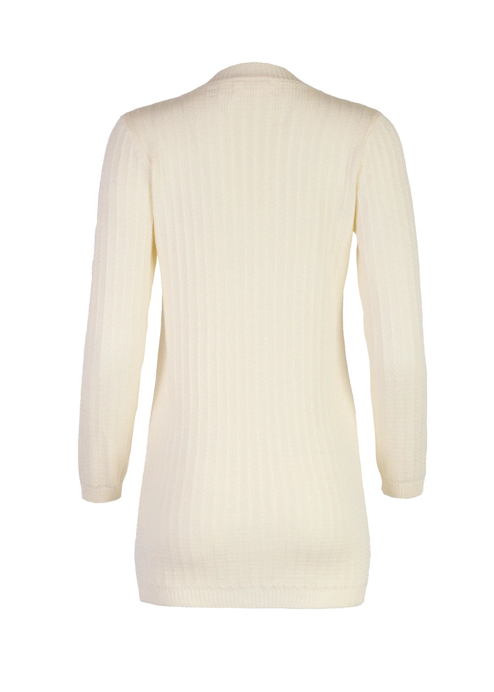 CARDIGAN MARSELLA en BLANCO - Vista de espalda | ZEPHIR