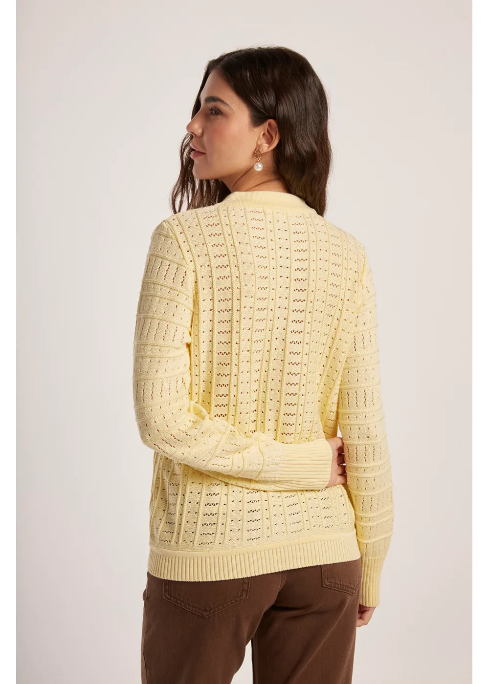 CARDIGAN MONIQUE en BANANA - Look de estilo 4 | ZEPHIR