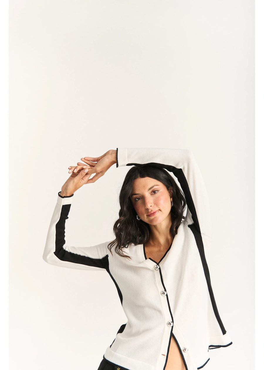 CARDIGAN NIA BLANCO
