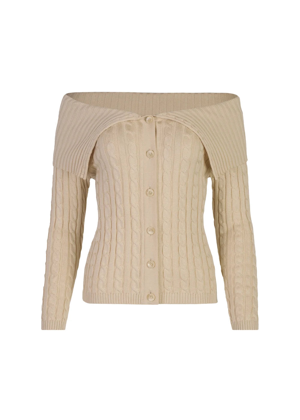 CARDIGAN ROSE en SHELL - Vista frontal | ZEPHIR