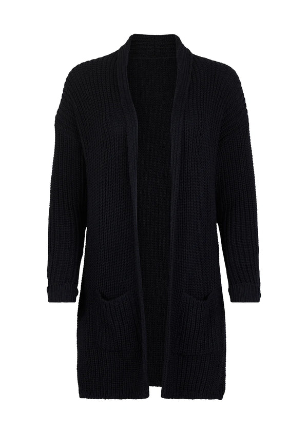 CARDIGAN STELLE en NEGRO - Vista frontal | ZEPHIR