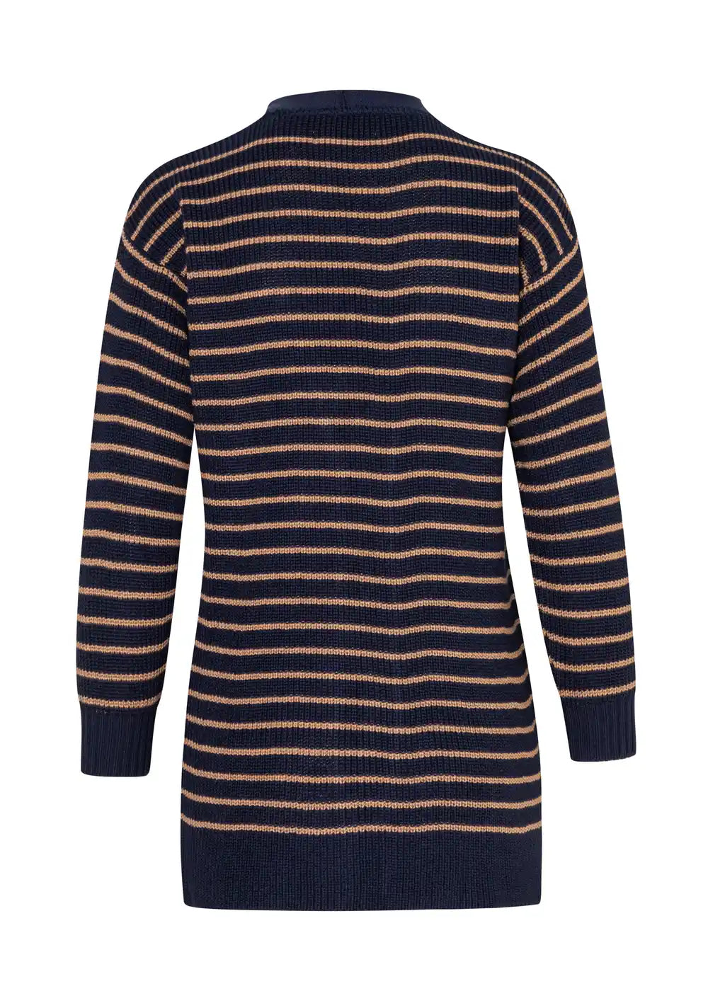 CARDIGAN TARA en AZUL OSCURO - Vista de espalda | ZEPHIR