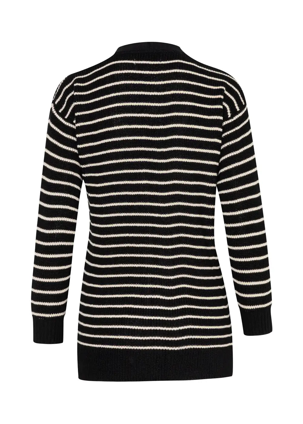 CARDIGAN TARA en NEGRO - Vista de espalda | ZEPHIR