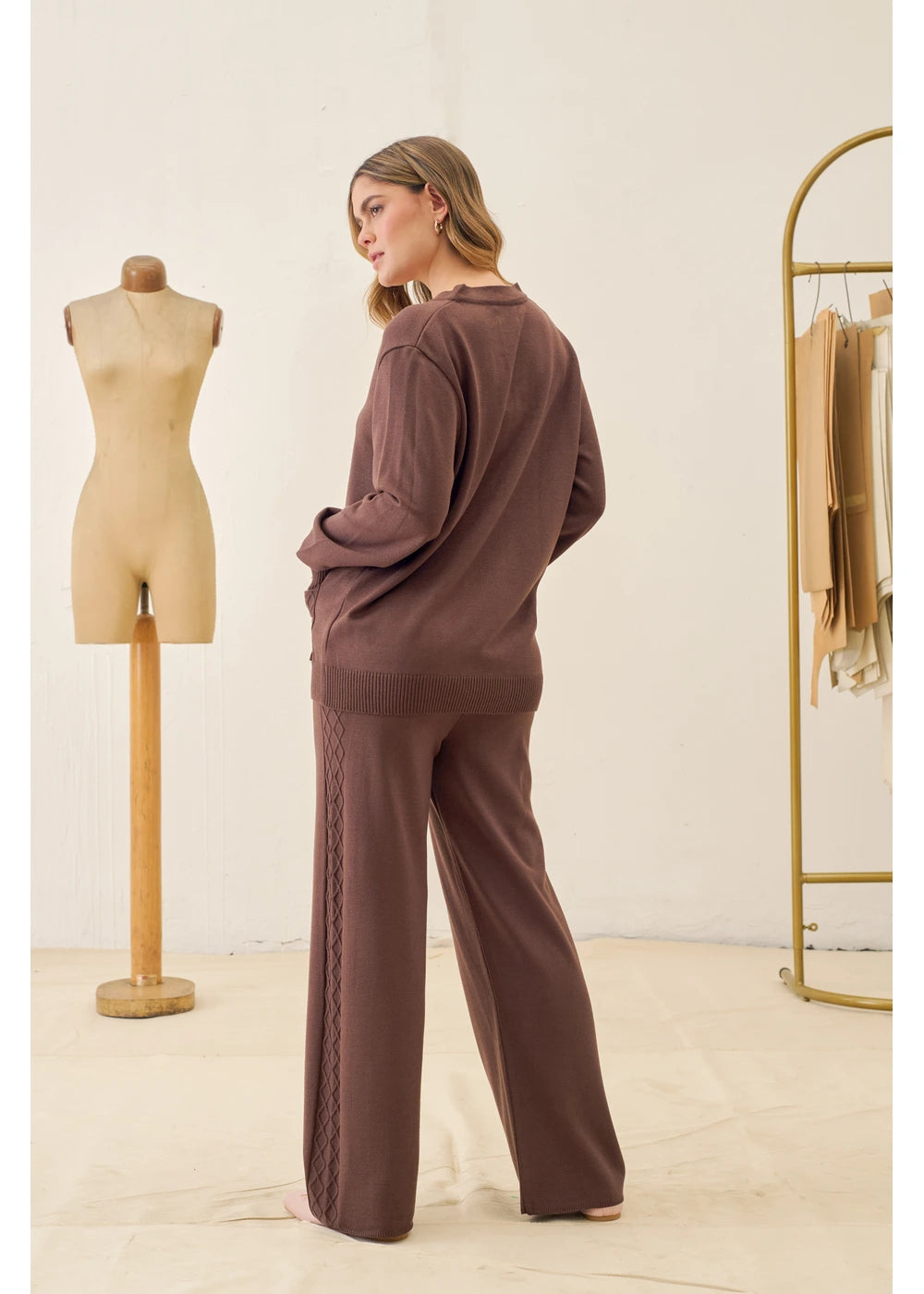 CARDIGAN TESS en CACAO - Look de estilo 5 | ZEPHIR