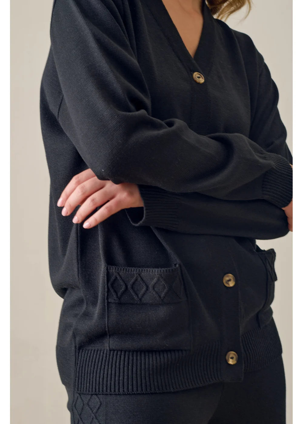 CARDIGAN TESS en NEGRO - Look de estilo 4 | ZEPHIR