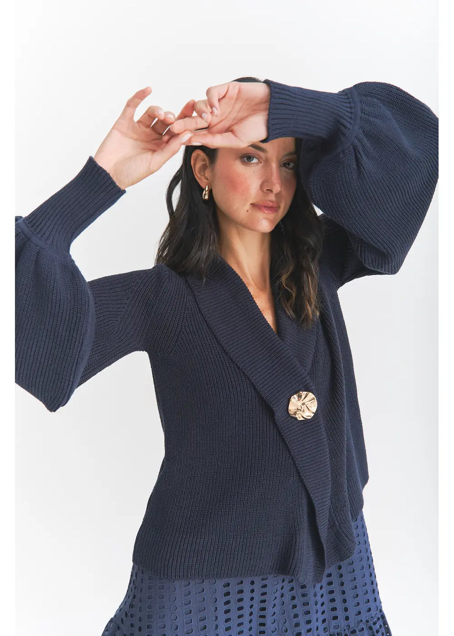 CARDIGAN VALEN AZUL OSCURO